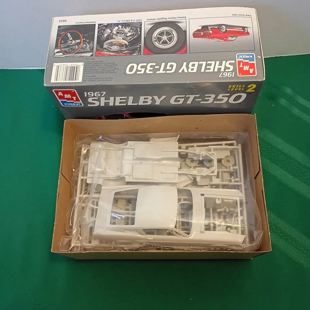 AMT Ertl 1967 Shelby GT-350 1/25 Scale Plastic Model Kit (Skill Level 2) Opened